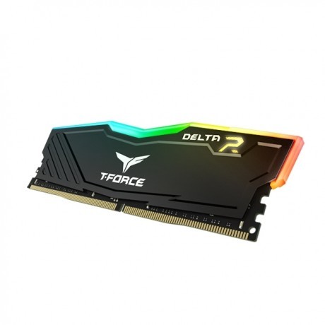 Team T-Force Delta RGB Black 8GB 1x8GB 3200MHz CL16 DDR4 Gaming Ram (TF3D48G3200HC16F01)